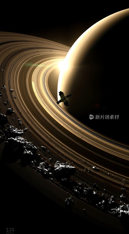 土星环与探测器