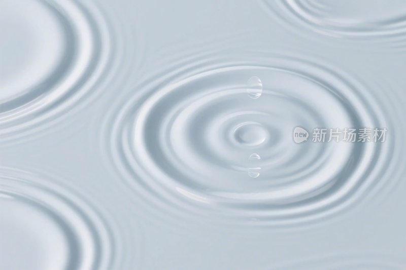 水波涟漪特效插画