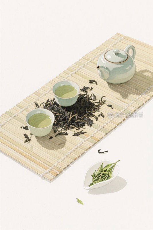 中式茶艺静物展示