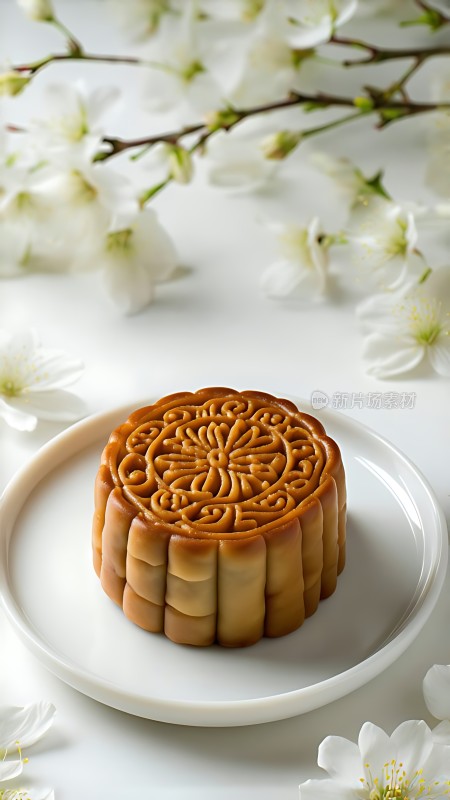 月饼飘香花影婆娑