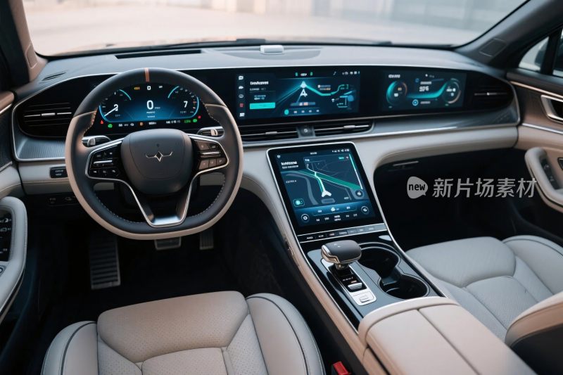 汽车驾驶舱内饰场景