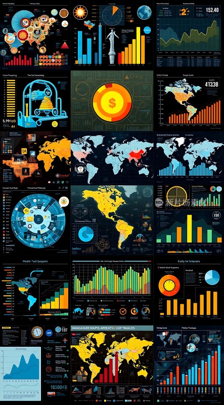 全球数据可视化信息图集