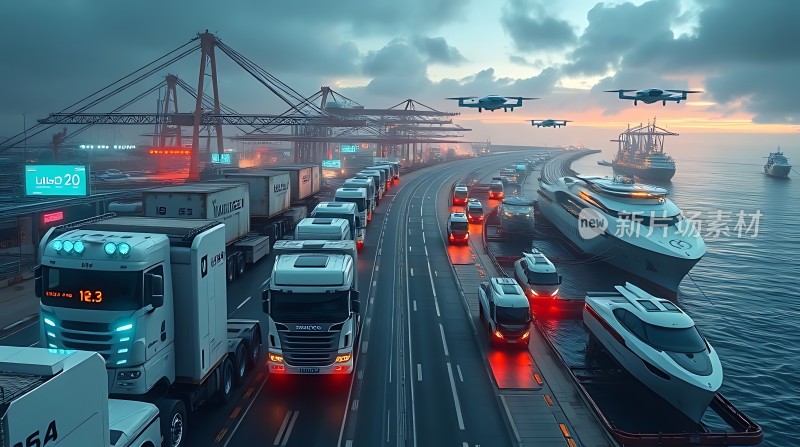 未来港口智能交通与物流新篇章