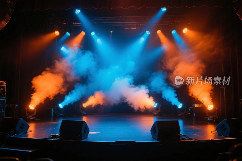 舞台灯光演出场景