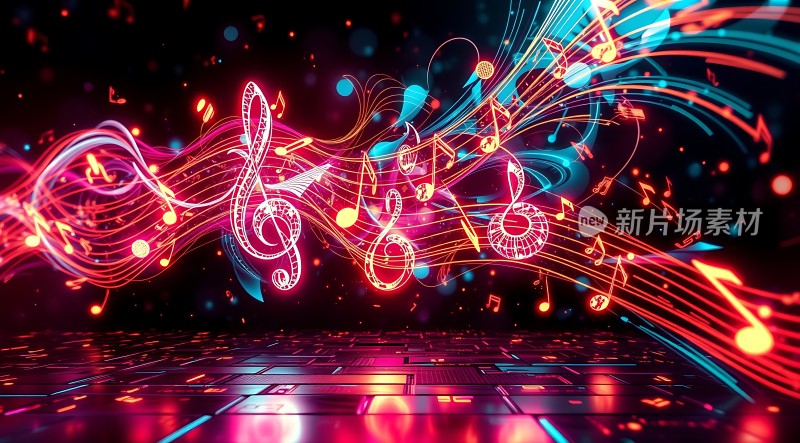 音乐旋律的炫彩世界