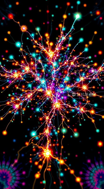五彩斑斓神经元网络