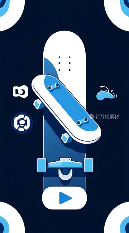 滑板运动活力四射！