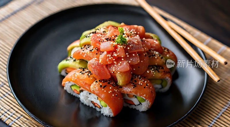 新鲜刺身寿司大餐