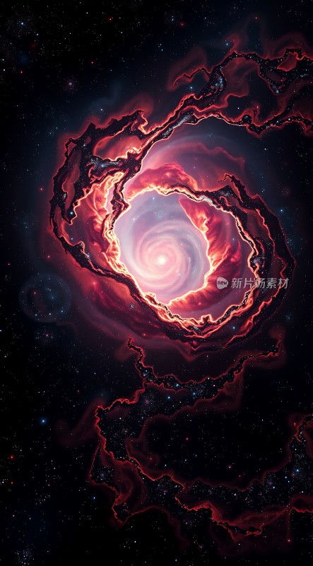 宇宙漩涡星云奇观