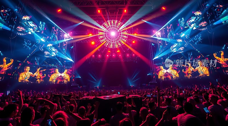 音乐节现场震撼视觉盛宴