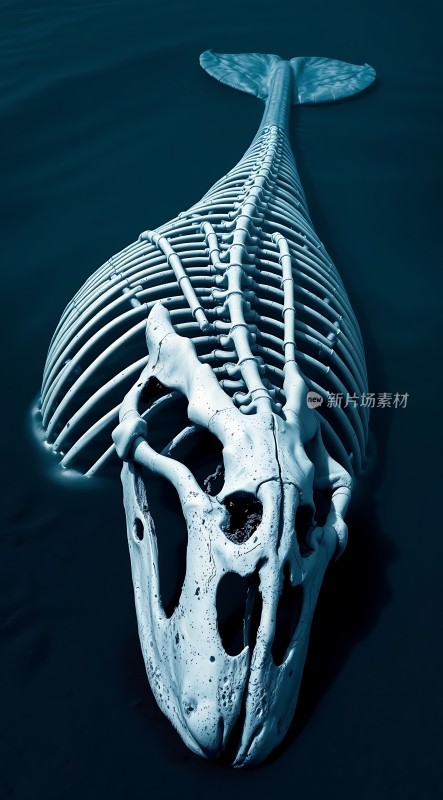 深海鲸鱼骨架