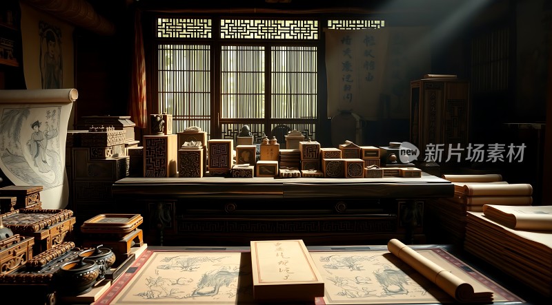 古韵书斋墨香四溢