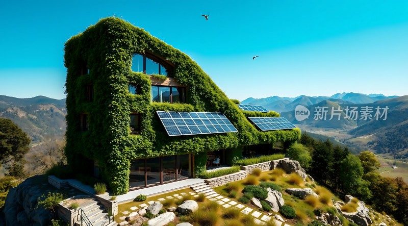 绿色生态山居太阳能与自然和谐共处