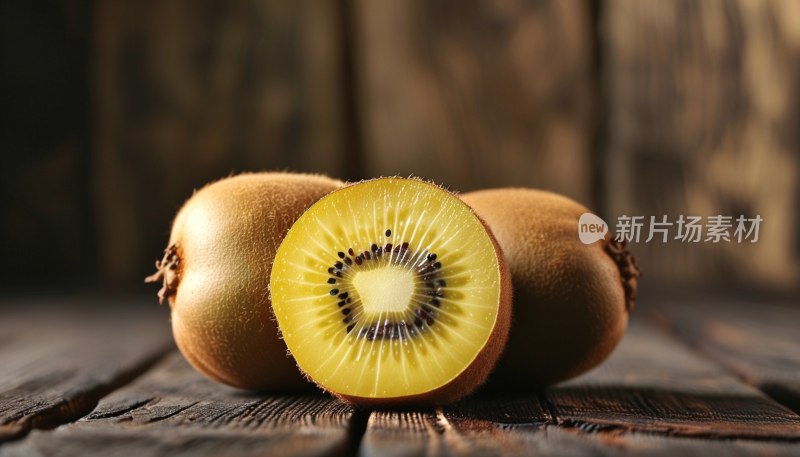 黄心猕猴桃切片