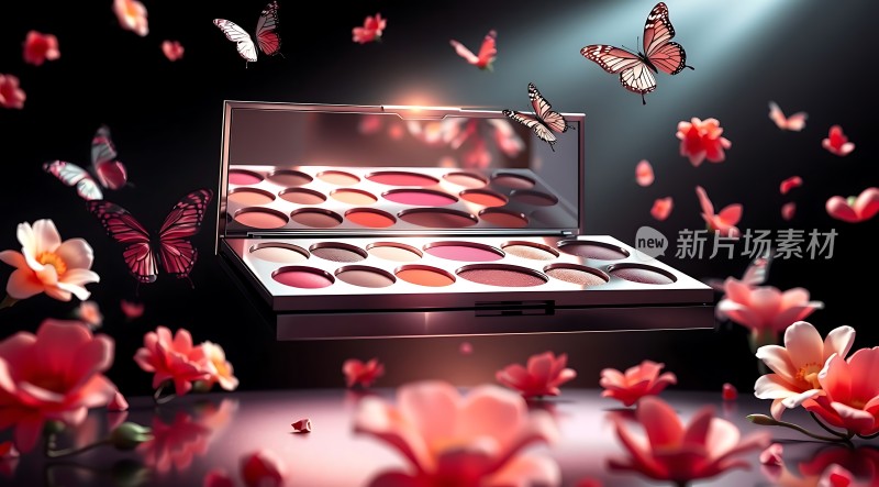 粉蝶花漾眼影盘