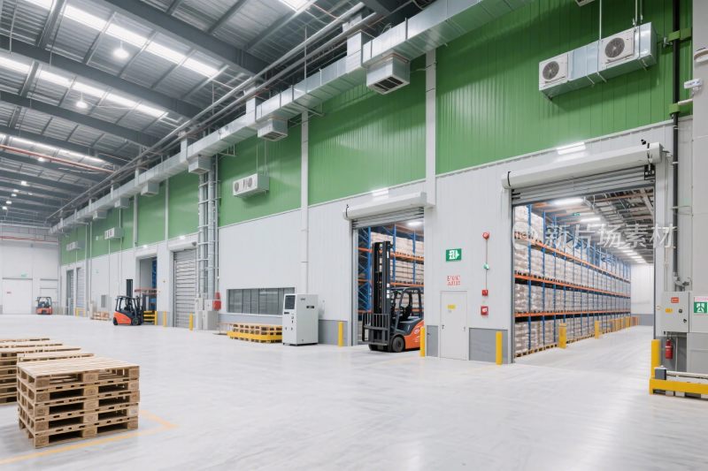 大型仓库内部场景