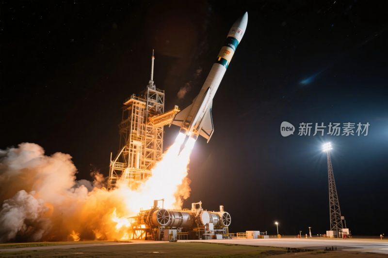航天火箭发射瞬间