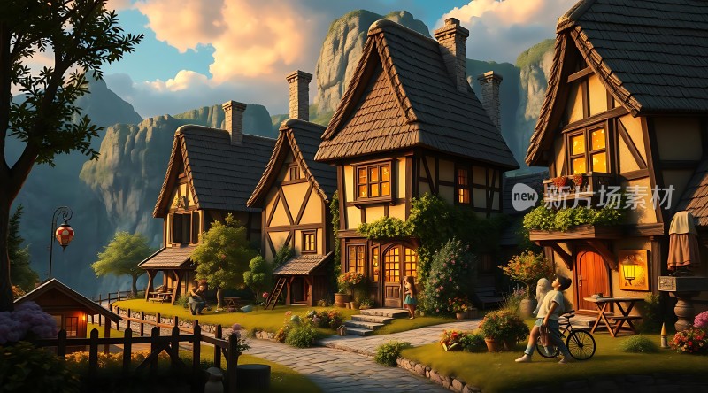 山间小屋温馨家园