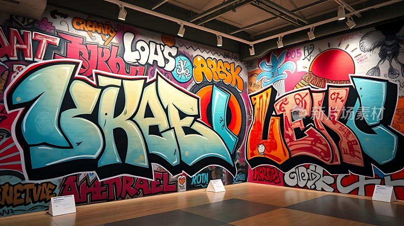 街头艺术盛宴色彩斑斓的涂鸦世界