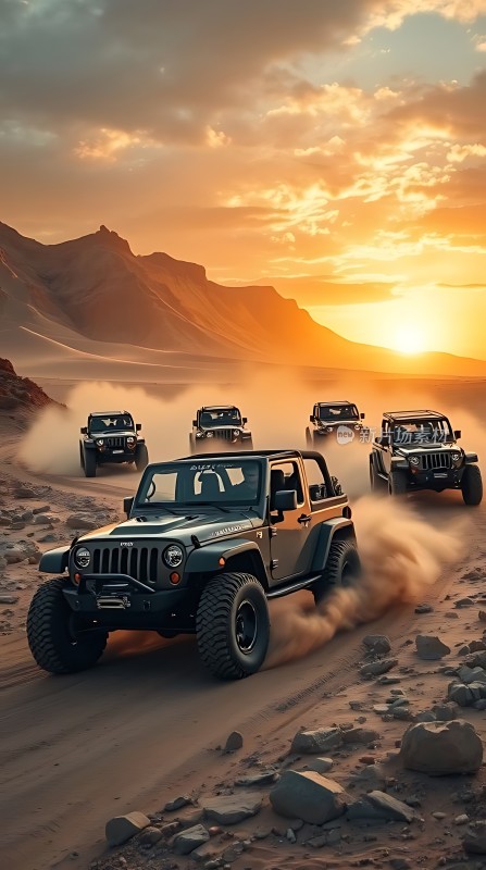 沙漠越野 Jeep车队勇闯天涯