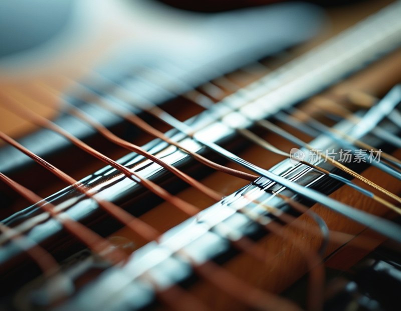 琴弦细节特写
