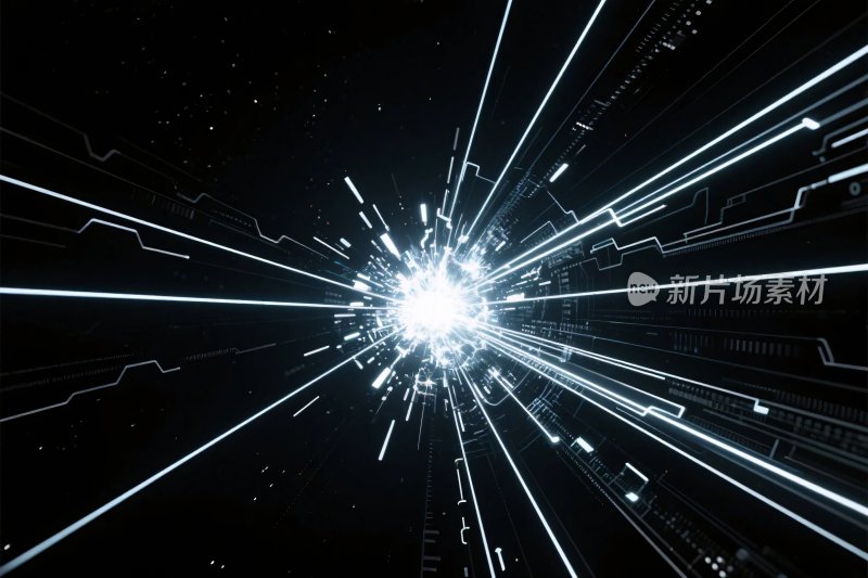 科技光束特效图