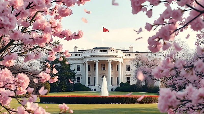 白宫春色满园