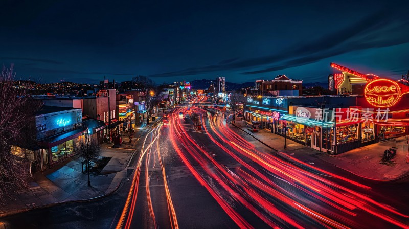 硅谷大街夜景