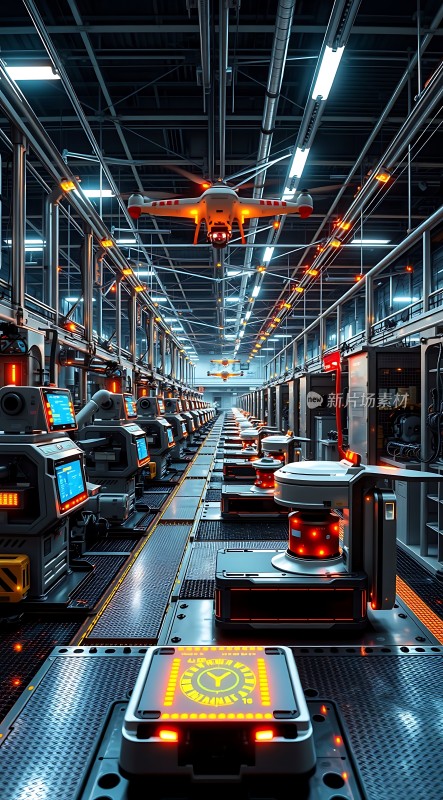 未来工厂智能机器人生产线