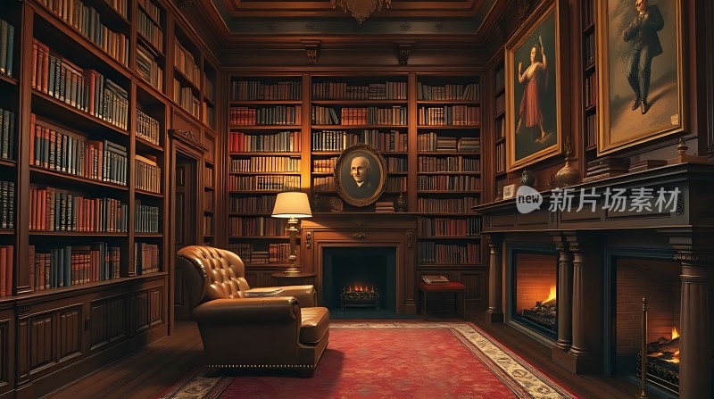 书房里的温暖与智慧