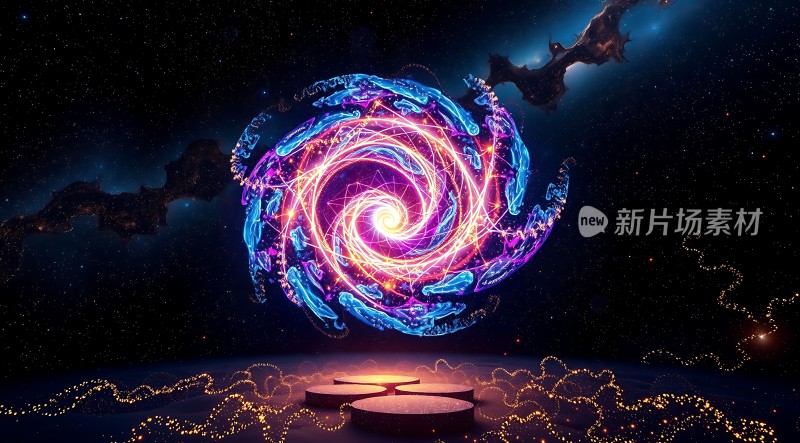 宇宙漩涡神秘舞台