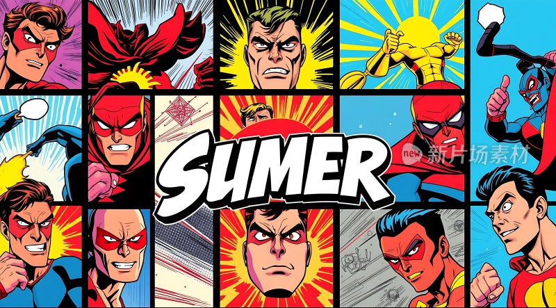 超级英雄集结震撼视觉盛宴！