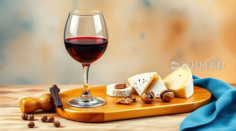 红酒奶酪坚果拼盘