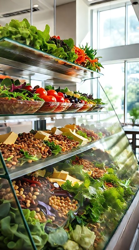 健康沙拉自助餐新鲜蔬菜水果任选