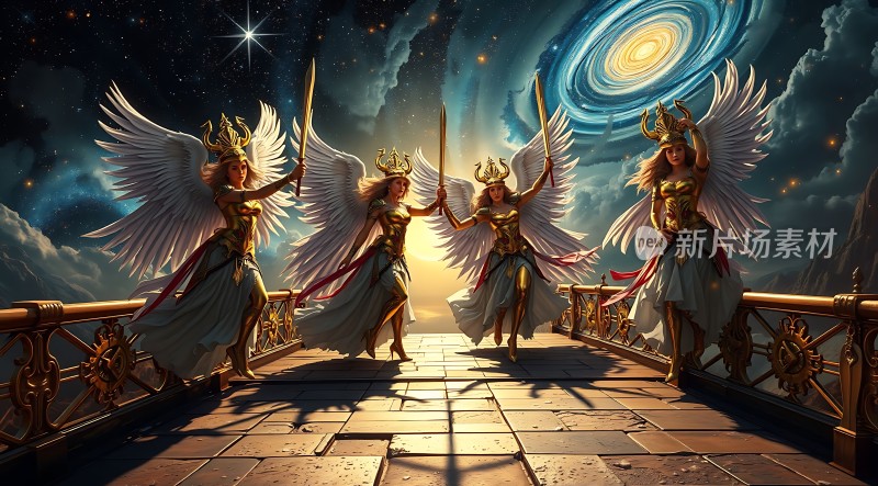 天使守护者星空下的荣耀之战