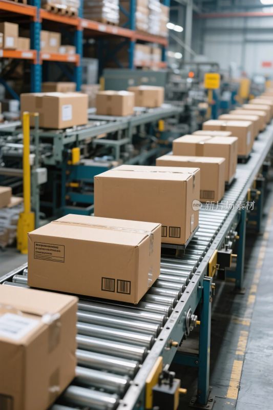 仓库货物传送带