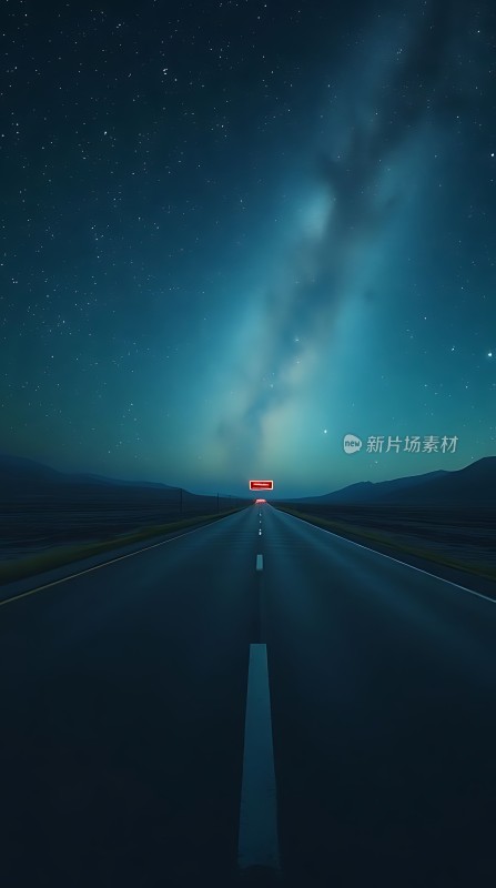 星空下的公路之旅