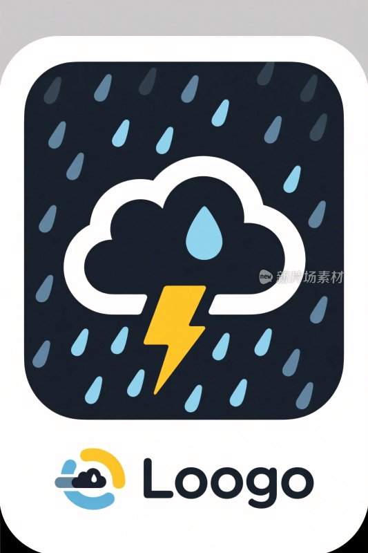 天气元素图标插画