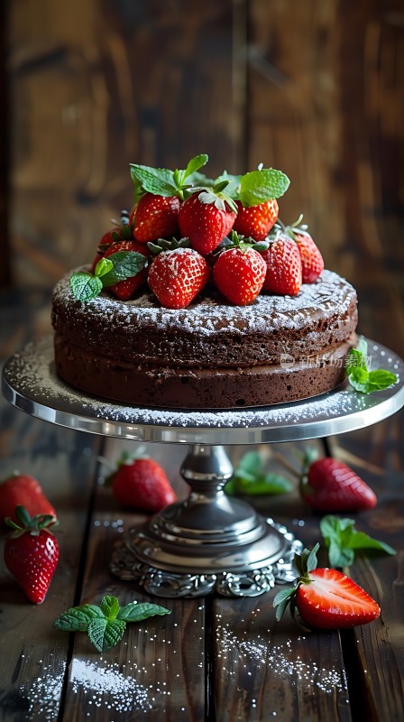 巧克力草莓蛋糕