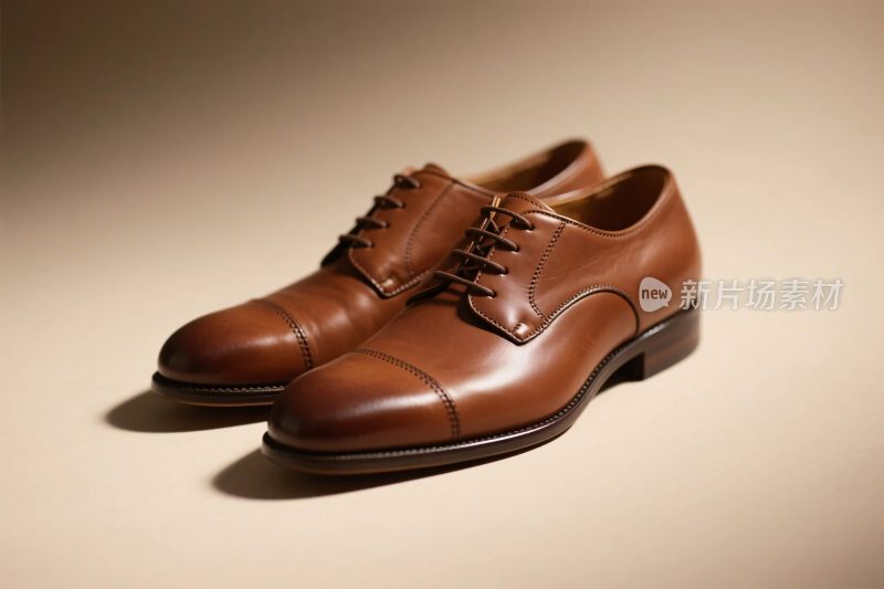 棕色皮鞋展示图