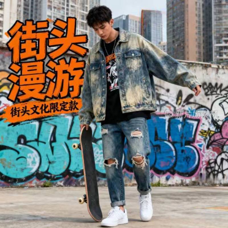 男装 服饰 广告 海报 宣传图