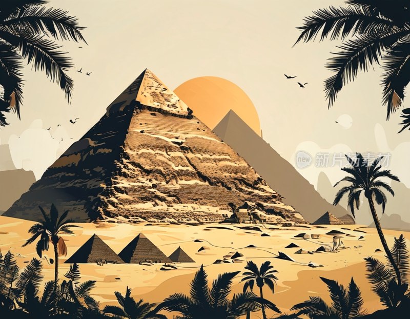 埃及金字塔图案