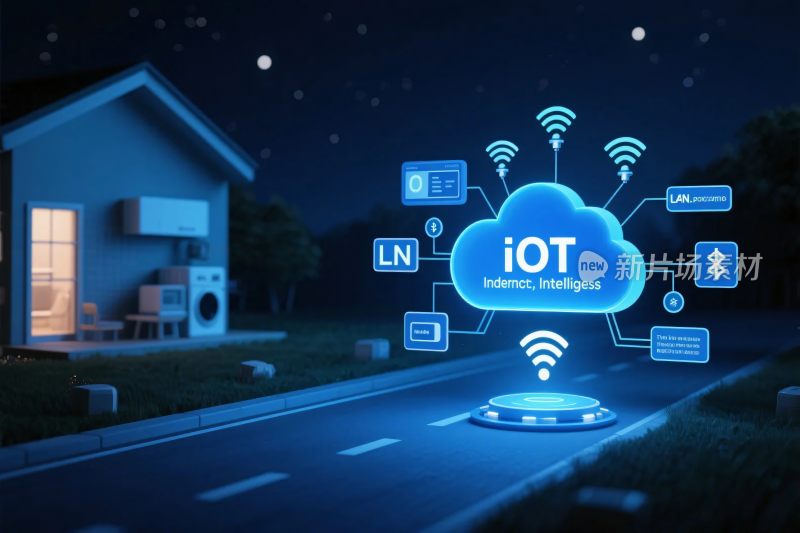 智能家居物联网概念图