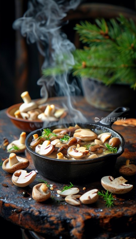 松口蘑慢炖香锅