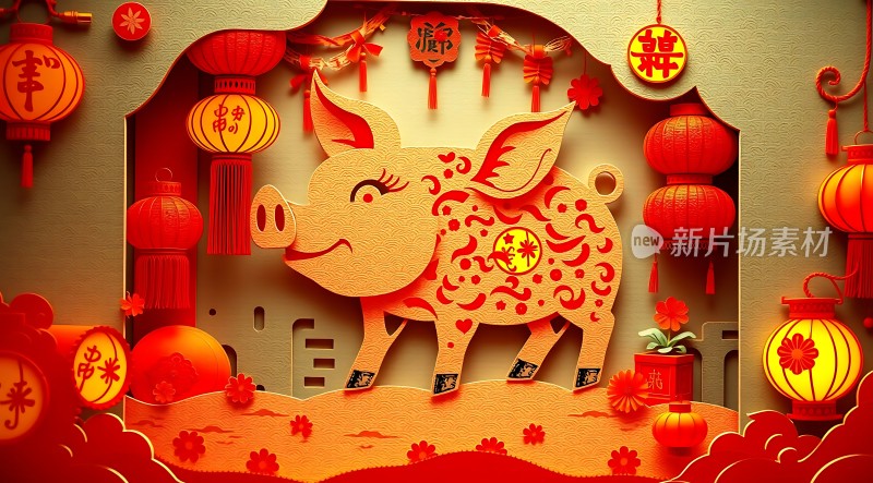 猪年大吉新年快乐！