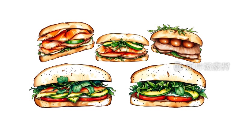 美味三明治大集合