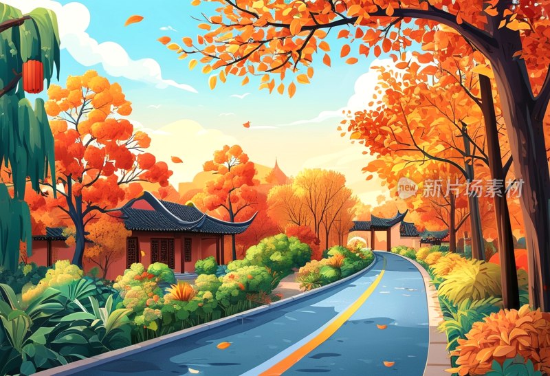 扬州秋色园林路