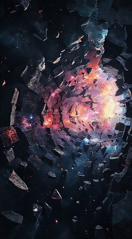 星云裂变宇宙奇观