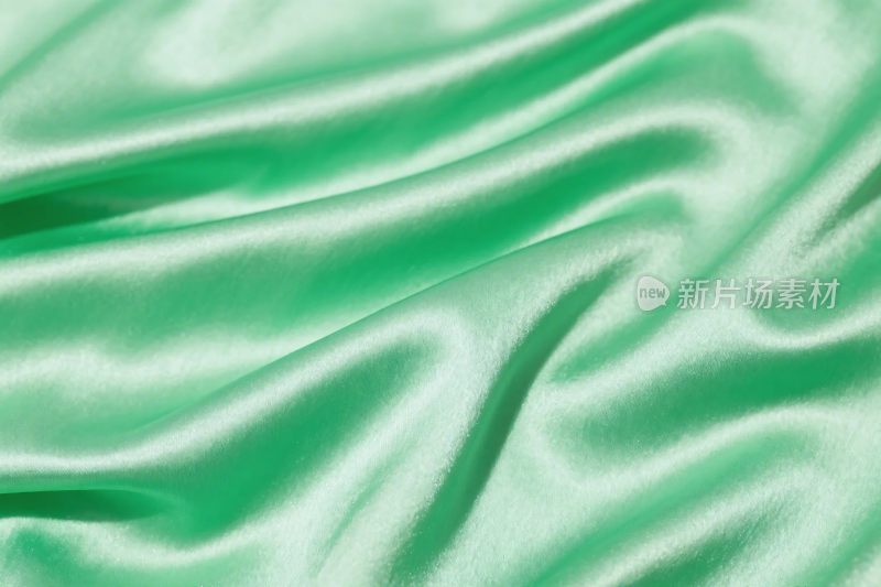 绿色丝绸布料纹理