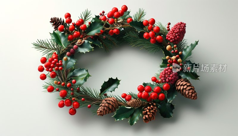 圣诞花环装饰